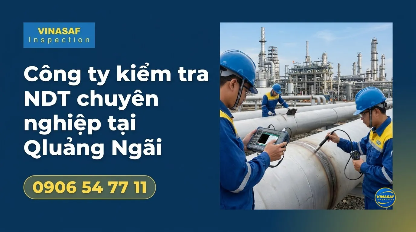 Công ty kiểm tra NDT chuyên nghiệp tại Quảng Ngãi – VINASAF