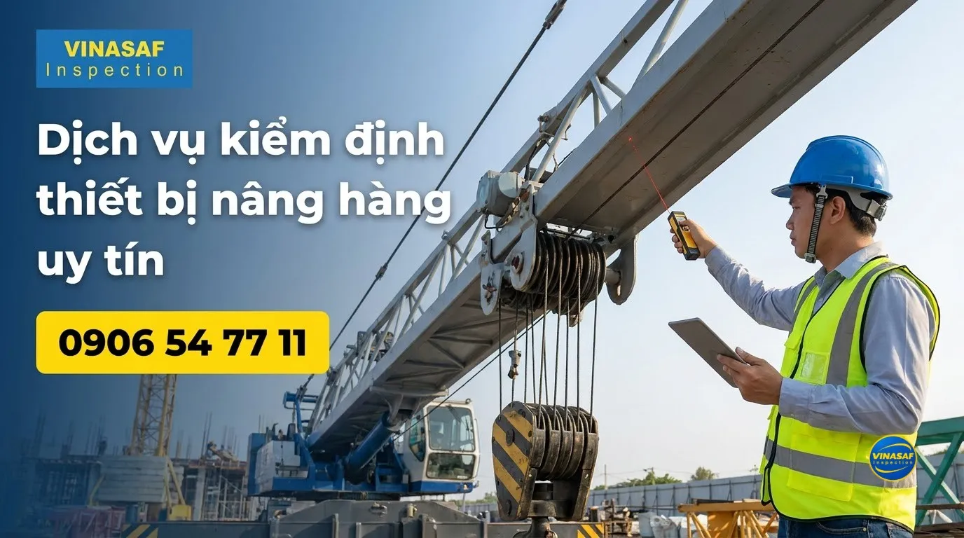 Dịch vụ kiểm định thiết bị nâng hàng uy tín, chuẩn QCVN – VINASAF